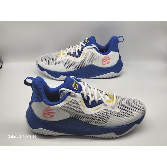 Under Armour Curry HOVR Splash 3 AP UA Stephen Blue Men Size 8.5‎ 3026275 100 - Picture 4 of 9